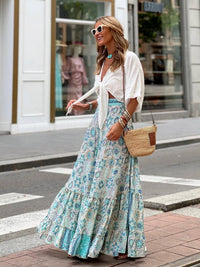 تنورة طويلة متأرجحة كبيرة من New Leisure Vacation نصف تنورة للنساء