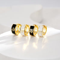 Xiaoxiangfeng Drip Oil Ear Buckle, Light Luxury, High Grade Earrings