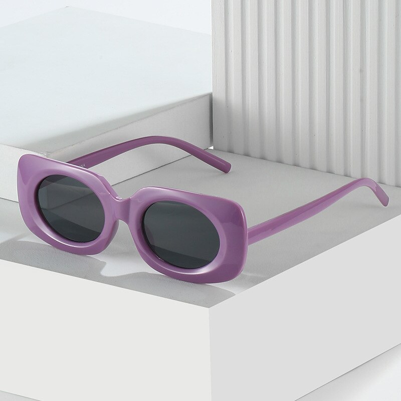 Autumn New Square Sunglasses Trend Simple Macaron Glasses Fashion INS Sunglasses Women