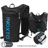 Running Bag 5L Outdoor Sports Lightweight Backpack Men's and Women's Trail Marathon Backpack Cycling Bag Water Bag Backpack