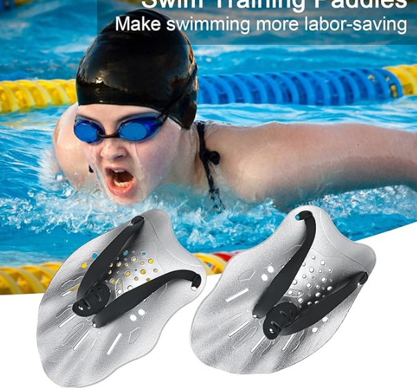 Hands palms hands splashes water palm frogs palm swimming training freestyle arm assisted swimming