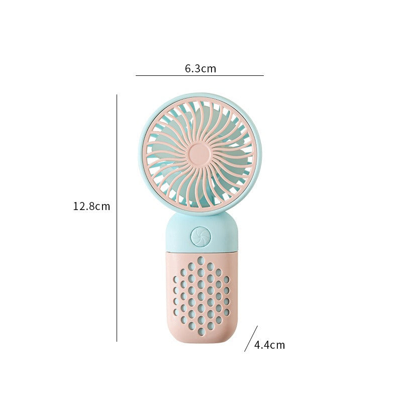Handheld fan minimalist mini charging small fan portable outdoor student small electric fan