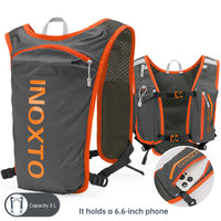 Running Bag 5L Outdoor Sports Lightweight Backpack Men's and Women's Trail Marathon Backpack Cycling Bag Water Bag Backpack