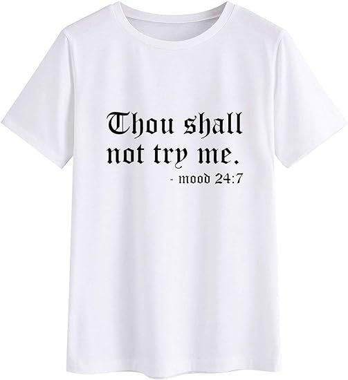 European and American personalized letter printed street casual women's new T-shirt made of pure cotton