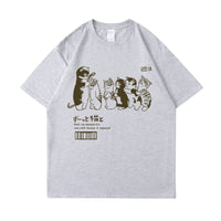 تي شيرت مرح كات مواء فضفاض