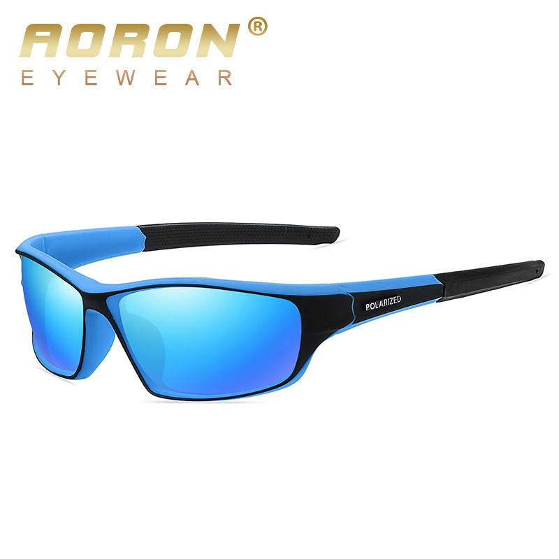 New Men's Polarized Sunglasses Outdoor Sports Cycling Sunglasses TR Square Sunglasses A3042