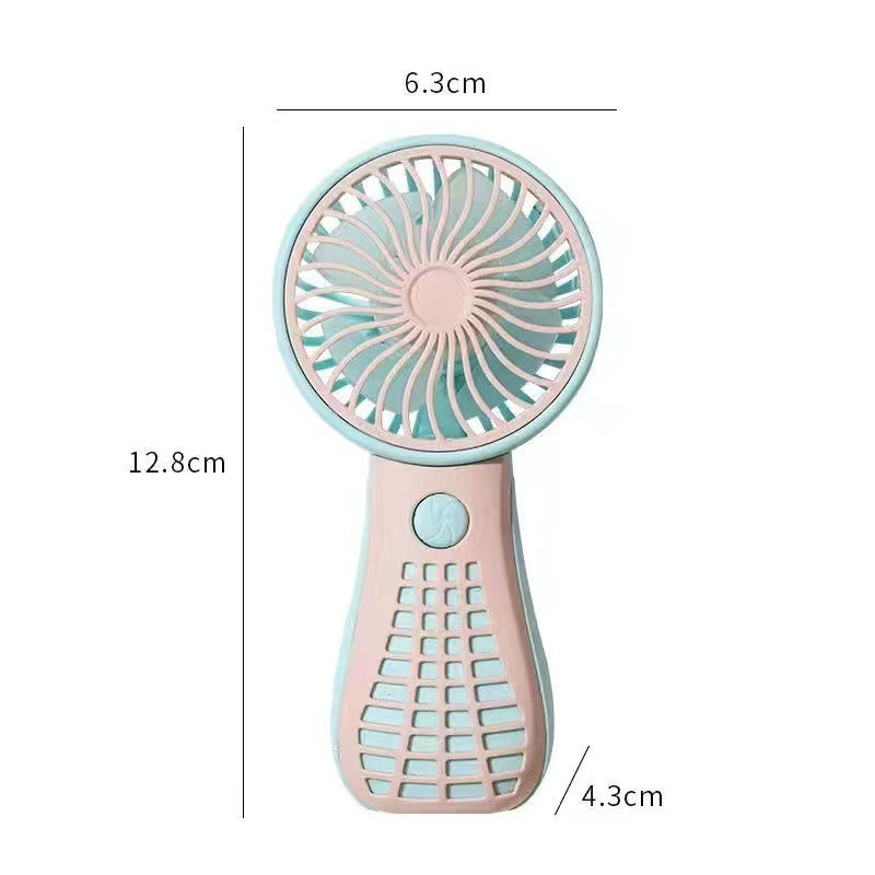 Handheld fan minimalist mini charging small fan portable outdoor student small electric fan