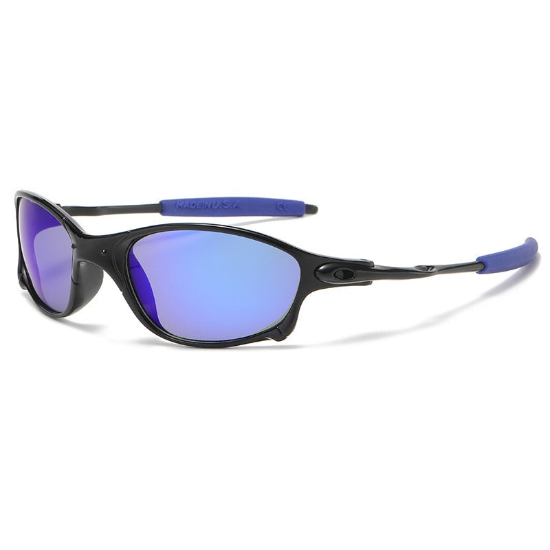Colorful sunglasses European and American fashion sunglasses UV protection all-match glasses