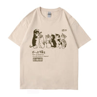 تي شيرت مرح كات مواء فضفاض