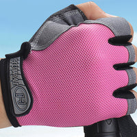 Spring And Summer Half Finger Men's And Women's Fitness Gloves Training Weightlifting Outdoor Mountaineering Riding Non-Slip Wear-Resistant Sports Gloves