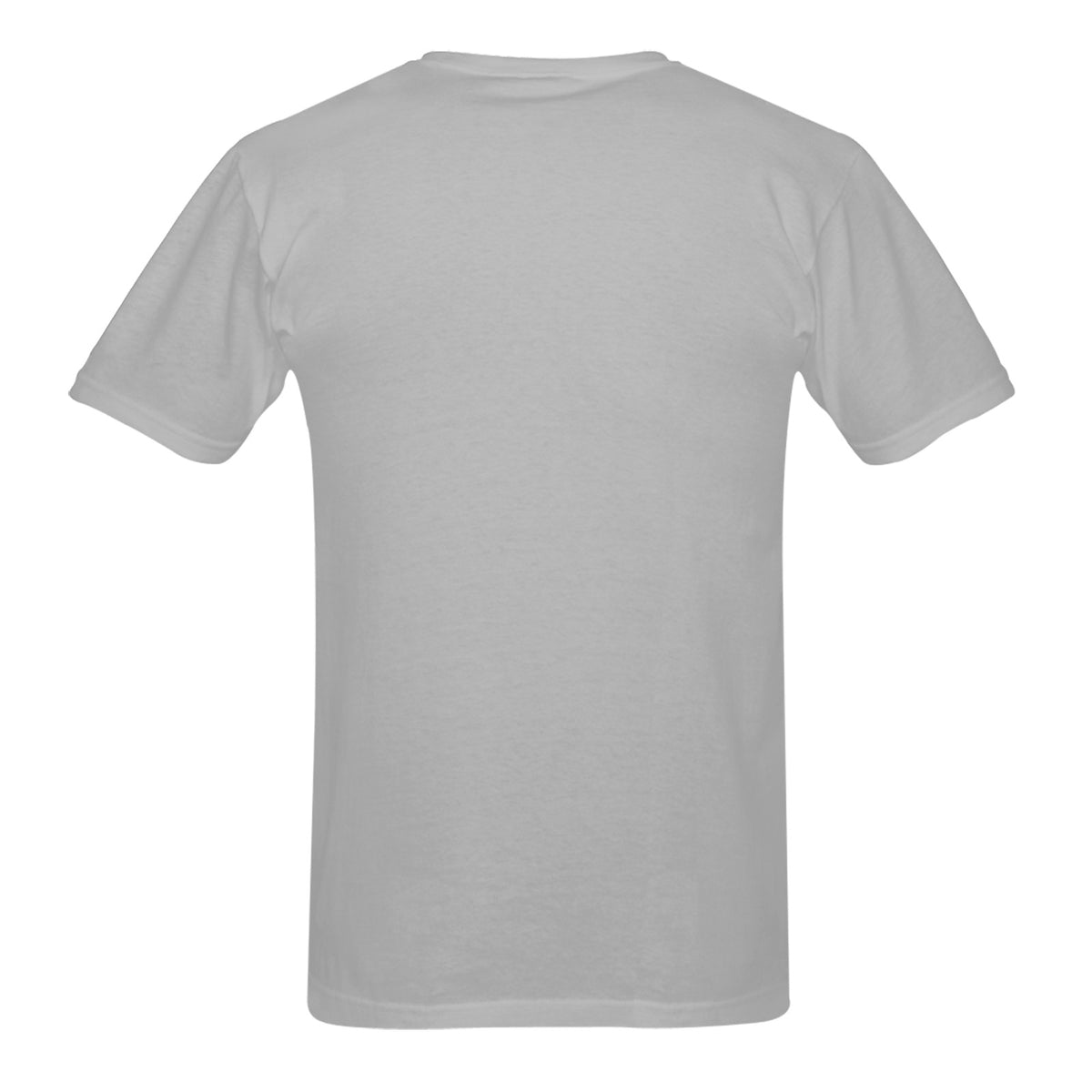 (All Printing) Gildan - Men - Heavy Cotton T-Shirt - 5000(White)(One Side Printing)（Made in USA，Ships to USA Only）Gray