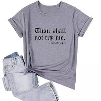 European and American personalized letter printed street casual women's new T-shirt made of pure cotton