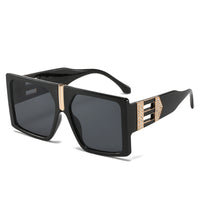 New Large-Frame Sunglasses Net Red With The Same Ins Square Glasses Personality Diamond-Studded Sunglasses Women