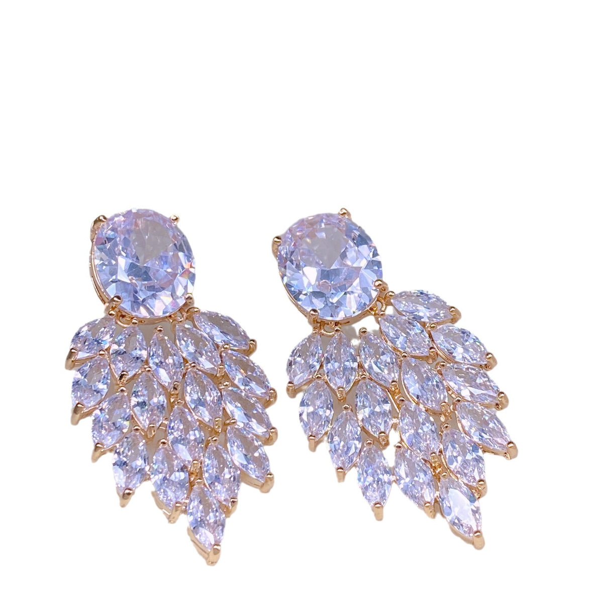 Fashionable and sophisticated temperament earrings