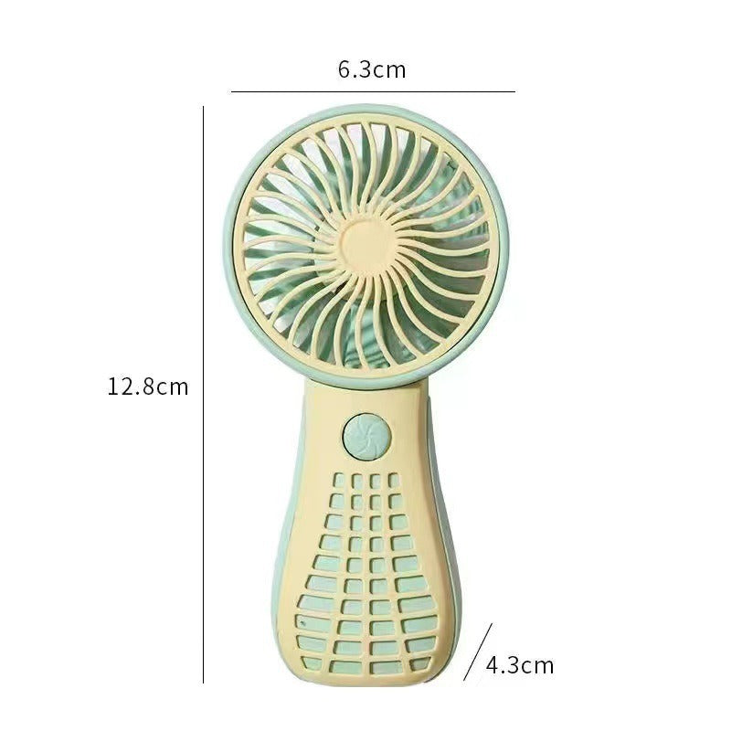 Handheld fan minimalist mini charging small fan portable outdoor student small electric fan