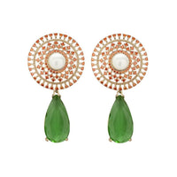 Exaggerated Earrings - Women's New Dandelion Dream Catcher with Light Luxury Zircon Elements - Creative Design and Personalized