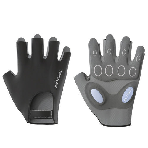 T Sports Frisbee Gloves Yoga Cycling Fitness Gloves Half Finger Extreme Frisbee Gloves Summer Women's Palm Protector