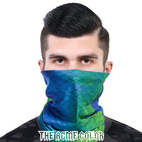 Green 2 Ski Magic Bandana Anti-UV Mask Warm Neck Cover Women's Breathable Outdoor Mask Riding Men and Women