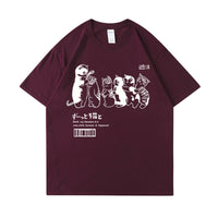 تي شيرت مرح كات مواء فضفاض