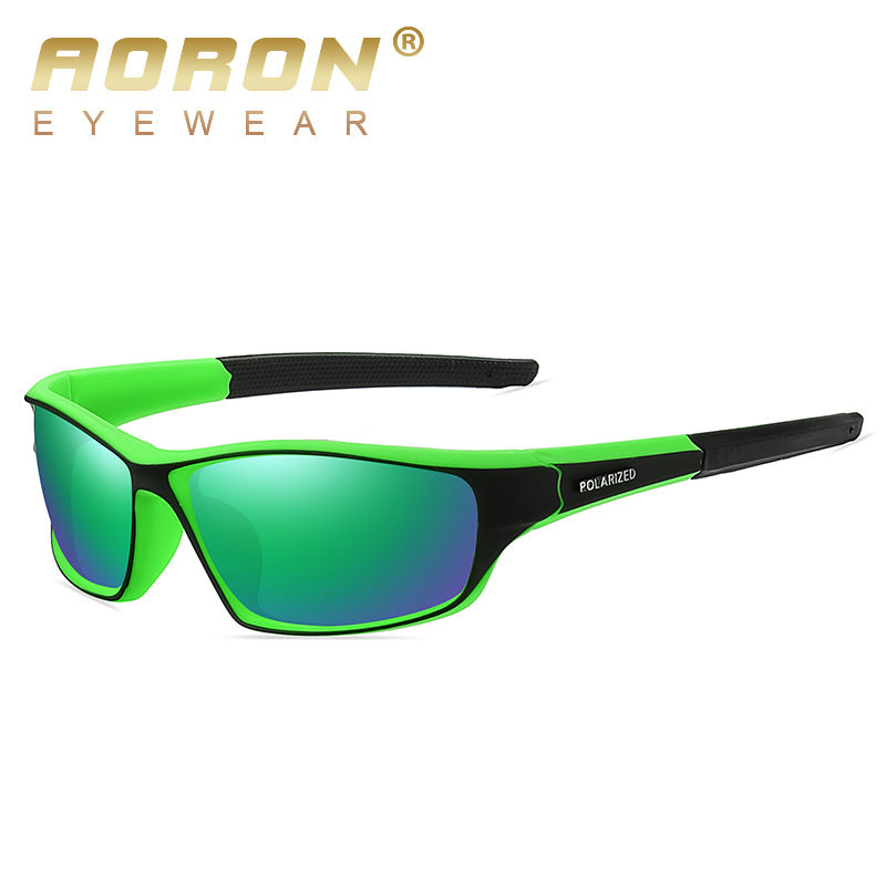 New Men's Polarized Sunglasses Outdoor Sports Cycling Sunglasses TR Square Sunglasses A3042