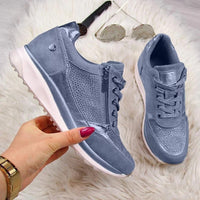 Thick soled dad shoes, solid color casual shoes, sponge cake heels, women's shoes