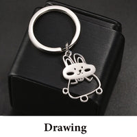 DIY Cutsom Drawing Art Necklaces Personalized Stainless Steel Kids Artwork Logol Pendant Jewelry Gifts for Family Children