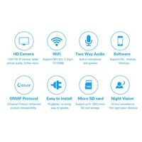 VStarcam HD Indoor Wireless 720P Security IP Camera Surveillance WiFi CCTV Camera Pan