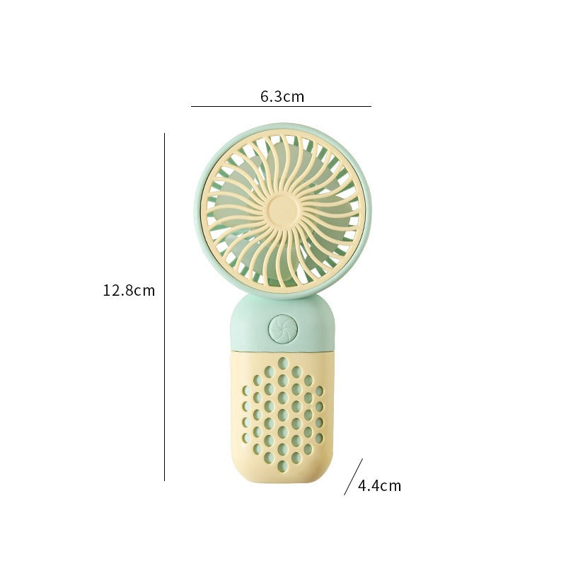 Handheld fan minimalist mini charging small fan portable outdoor student small electric fan