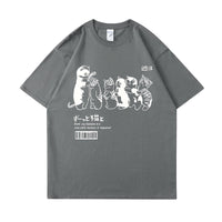 تي شيرت مرح كات مواء فضفاض