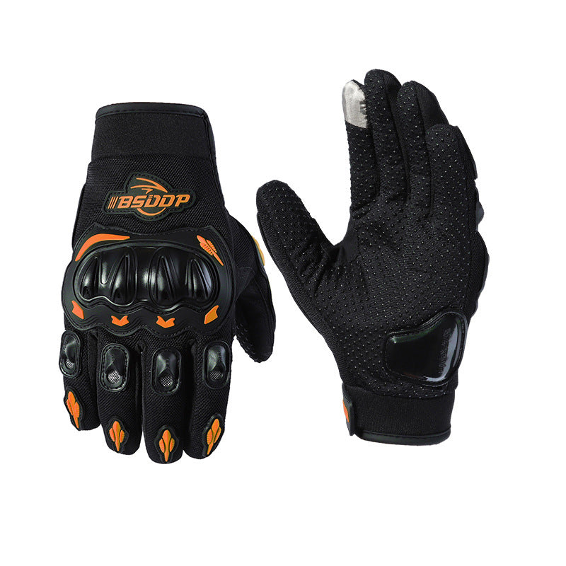 Motorcycle Riding Gloves, All Finger, Summer Breathable, Men's And Women's Electric Vehicles, Anti Fall, Anti Slip, Touch Screen