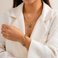 Five petal flower necklace, niche, light luxury design, high-end feeling, collarbone chain