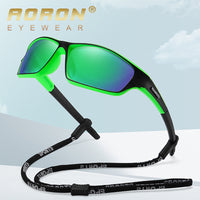 New Men's Polarized Sunglasses Outdoor Sports Cycling Sunglasses TR Square Sunglasses A3042