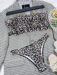 Swimsuit Ladies Split Swimwear Tube Top Sexy Bikini