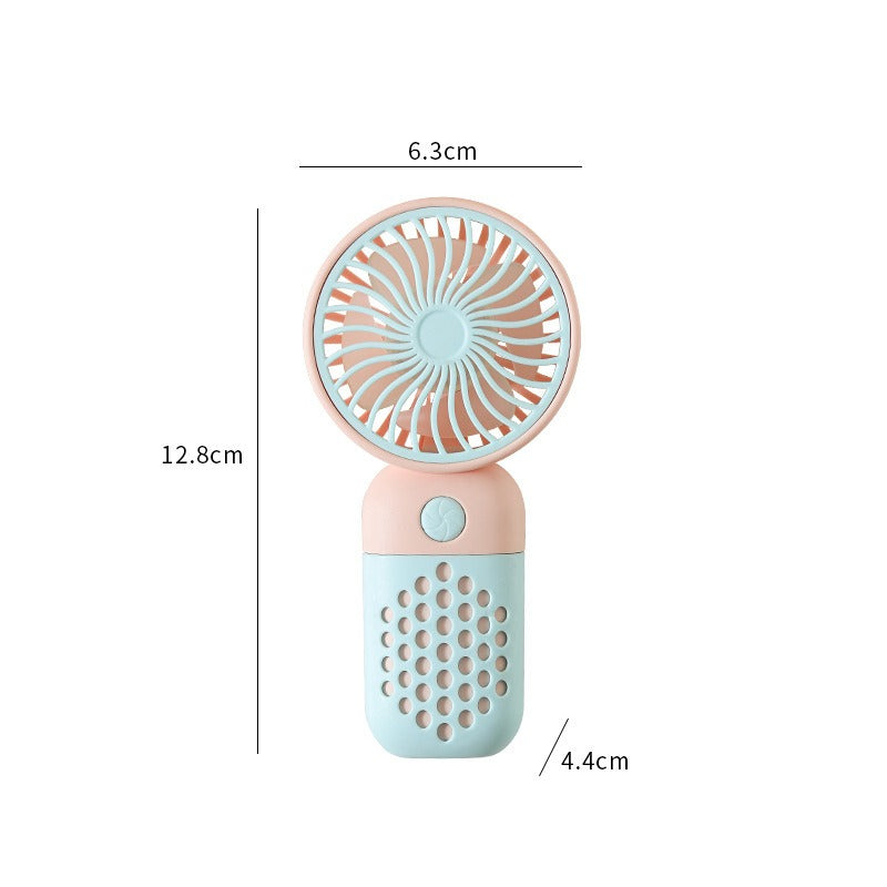 Handheld fan minimalist mini charging small fan portable outdoor student small electric fan
