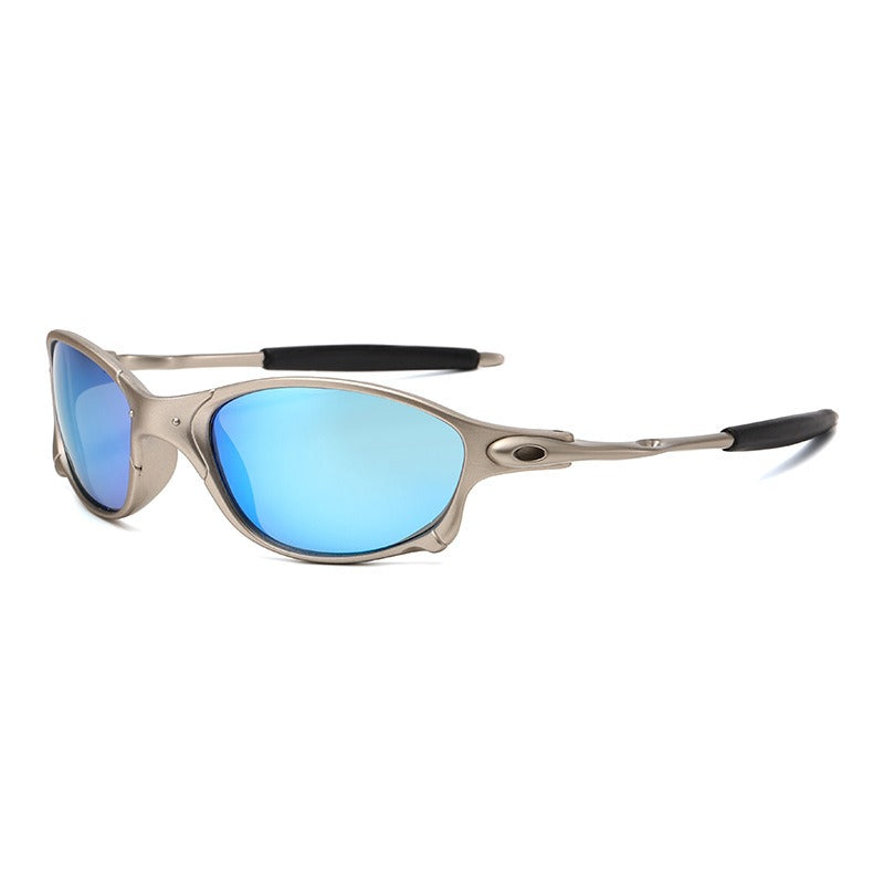 Colorful sunglasses European and American fashion sunglasses UV protection all-match glasses