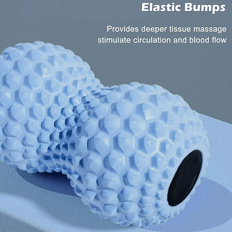 كرة تدليك الفول السوداني EVA كرة تدليك لاكروس مزدوجة كرة التنقل للعلاج الطبيعي أداة تدليك الأنسجة العميقة للقدم واليد الخلفية