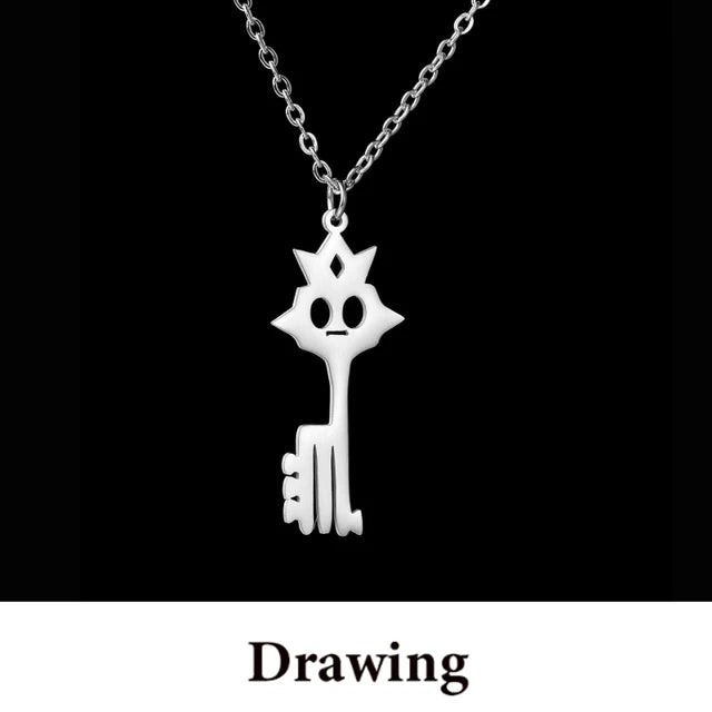 DIY Cutsom Drawing Art Necklaces Personalized Stainless Steel Kids Artwork Logol Pendant Jewelry Gifts for Family Children