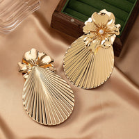 Flower Ginkgo Leaf Ear studs Ear studs Fashion jewelry
