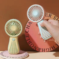 Handheld fan minimalist mini charging small fan portable outdoor student small electric fan