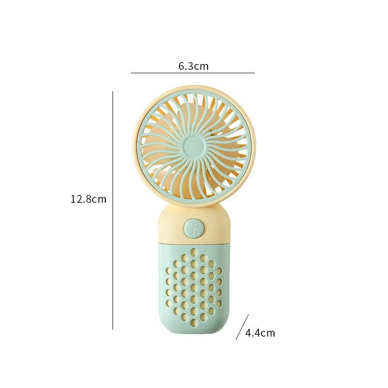 Handheld fan minimalist mini charging small fan portable outdoor student small electric fan