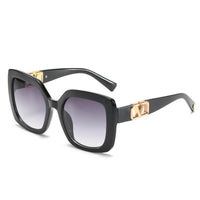New Fashion Square Sunglasses Trend V-Shaped Sunglasses Women's Large Frame Sunglasses