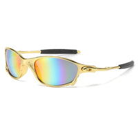 Colorful sunglasses European and American fashion sunglasses UV protection all-match glasses