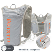 Running Bag 5L Outdoor Sports Lightweight Backpack Men's and Women's Trail Marathon Backpack Cycling Bag Water Bag Backpack