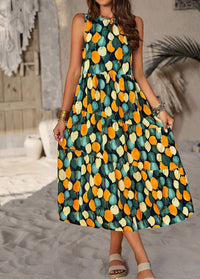 Fashion Dress Spring/Summer Hanging Neck Loose Vacation Dress Children