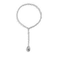 Vintage personality irregular gold bean pendant necklace necklaces versatile fashion chains