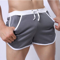 New and transparent style Songju thin home pull-out wide outer split short three action split pants short shorts