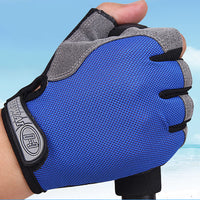 Spring And Summer Half Finger Men's And Women's Fitness Gloves Training Weightlifting Outdoor Mountaineering Riding Non-Slip Wear-Resistant Sports Gloves