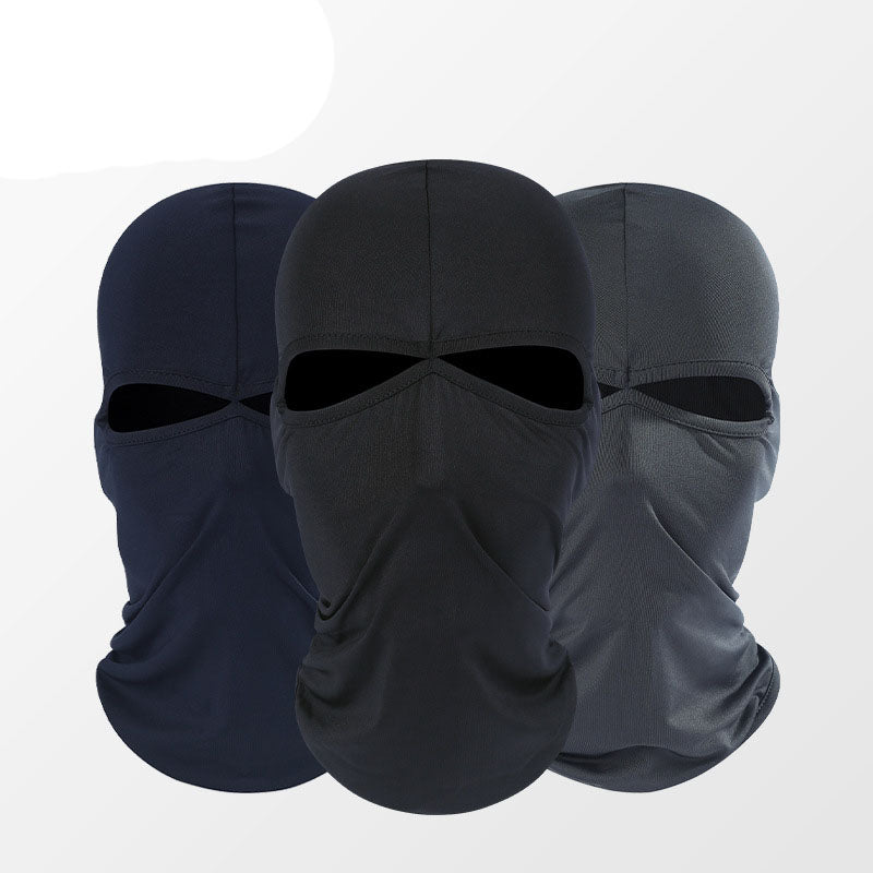 Headgear Outdoor Sports Sunscreen Face Gini Riding Double-Hole Flying Tiger Headgear Balaclava