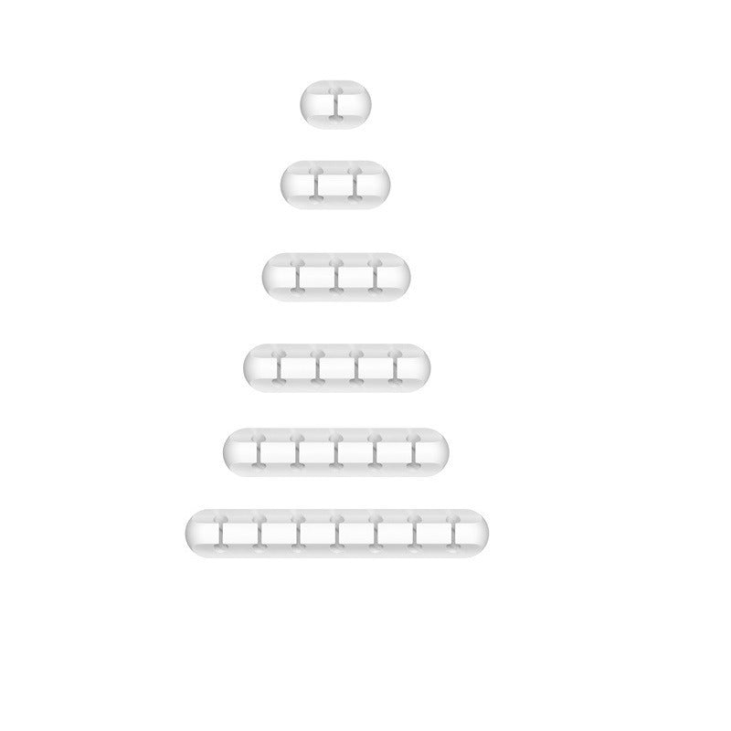 Creative silicone storage hub charging cable organize data cable holder mobile phone desktop cable organizer